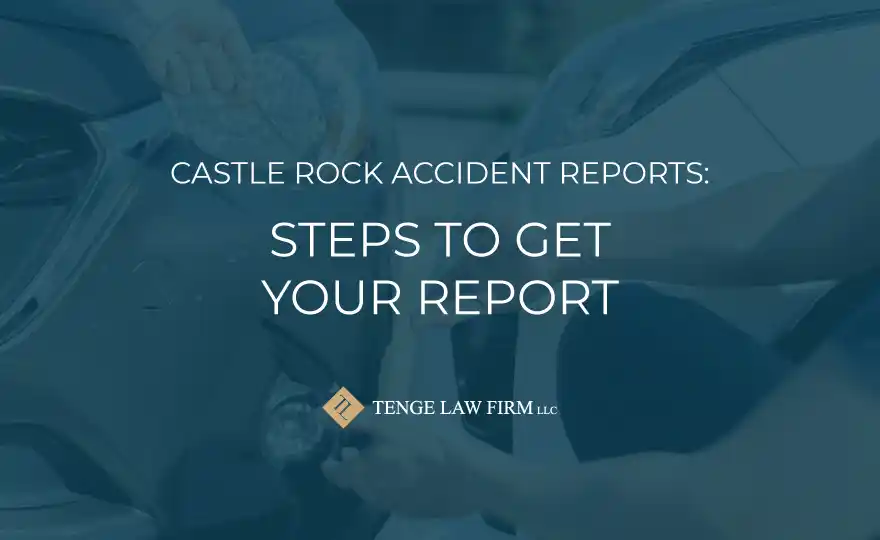 Castle Rock Accident Reports: Steps to Get Your Report