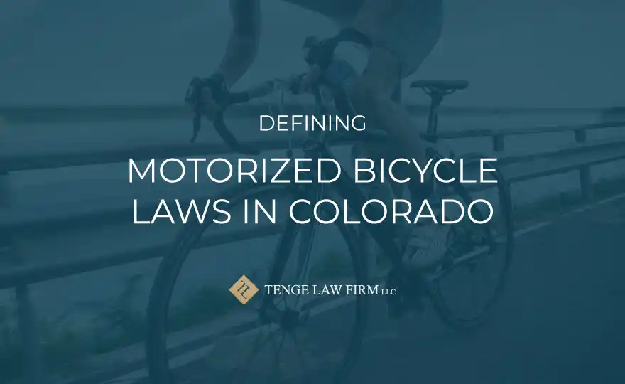 Does Colorado Have Motorized Bicycle Laws? - MotorizeD Bike Laws ColoraDo