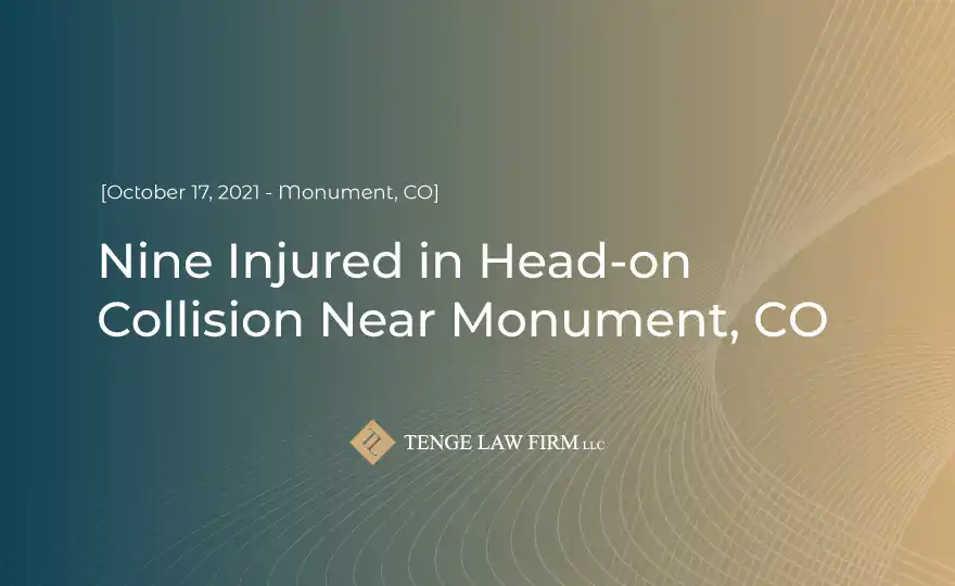 Nine Injured Head-on Collision
