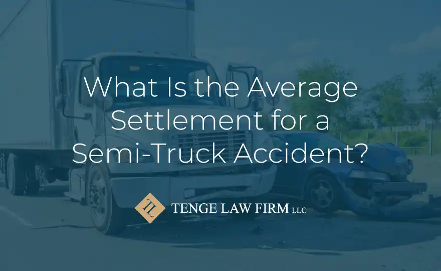 average semi-truck accident settlement