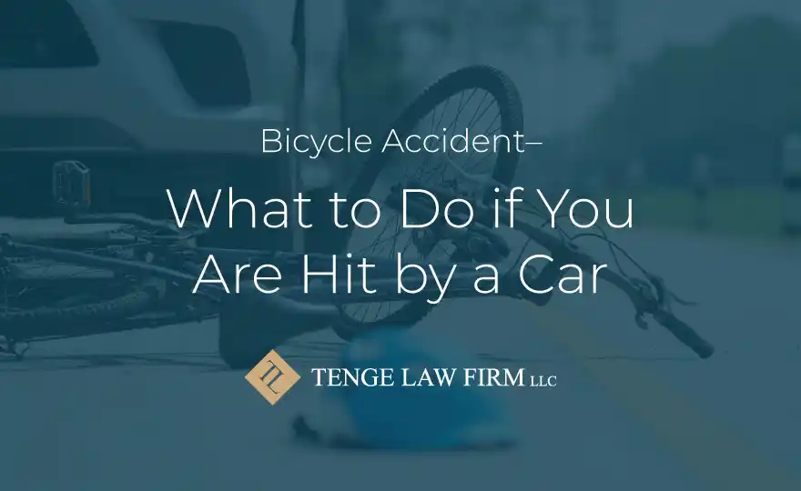 hit by car bicycle accident