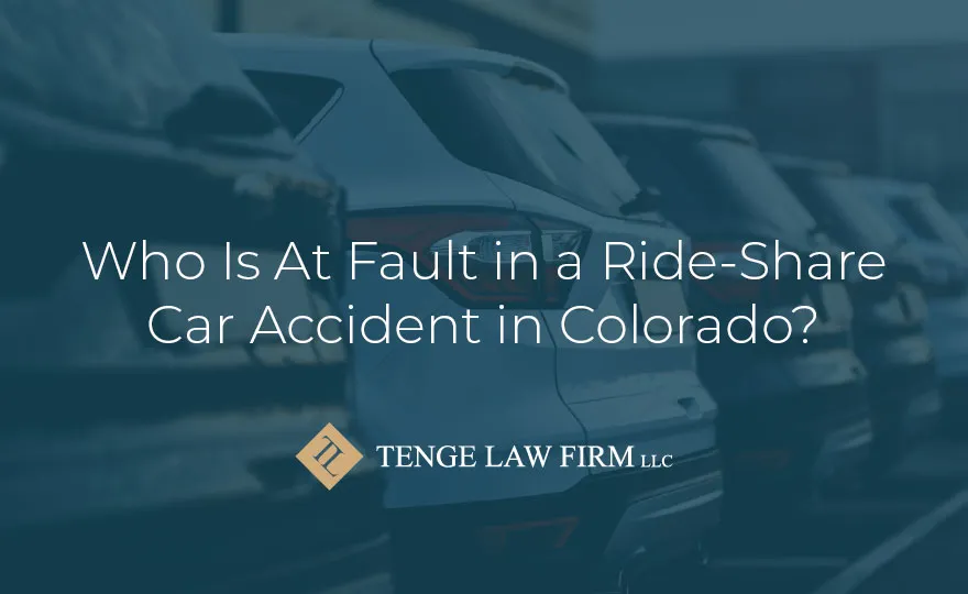 at fault in ride share accident