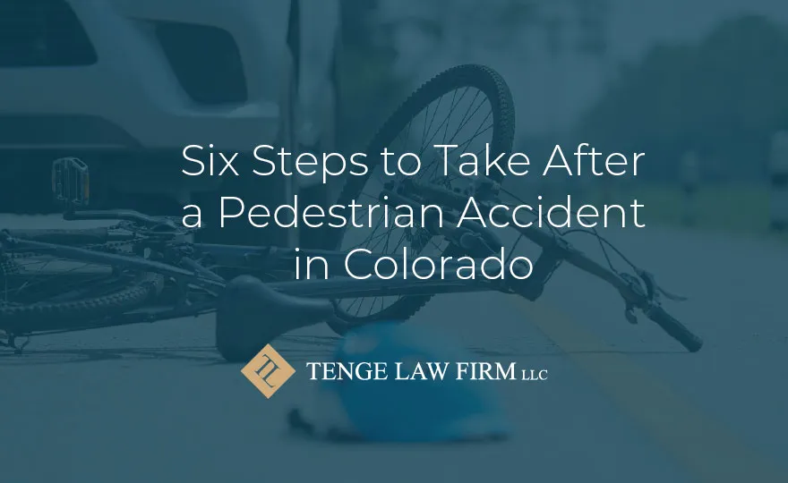 six steps after pedestrian accident