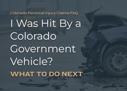 I Was Hit By a Colorado Government Vehicle