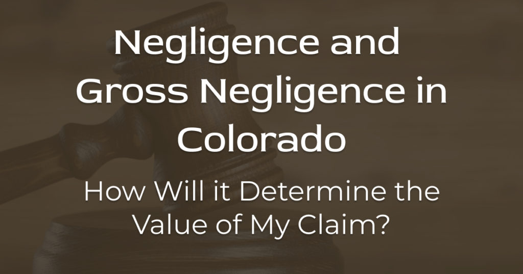 difference between gross negligence and negligence